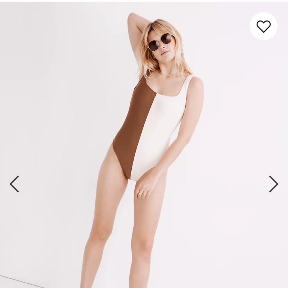 Madewell Second Wave Square Neck Tank One Piece